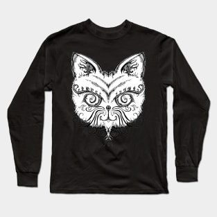 abstract cat Long Sleeve T-Shirt
